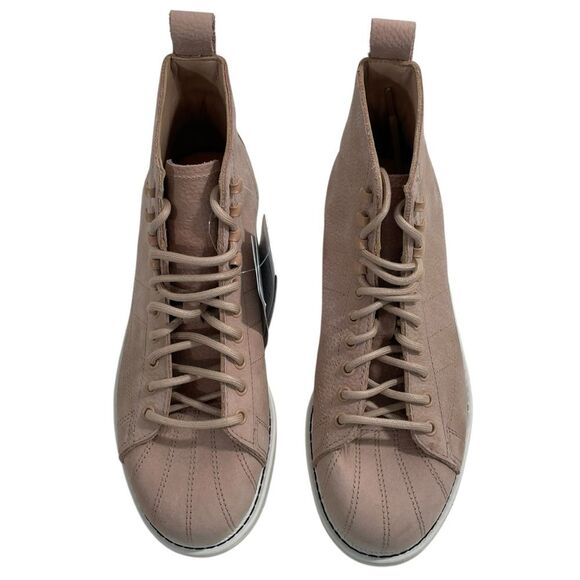 NWT Adidas Super Star Pink Boots Women’s Size 7‎ High Top Leather B37816 Shoes - Picture 4 of 12